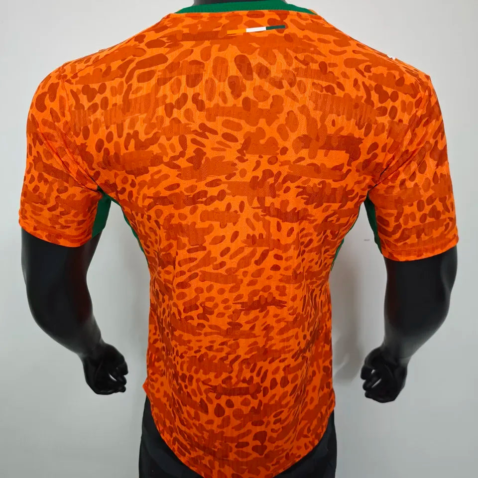 2026/27 Ivory Coast Home Orange Player Version Jersey Detail 3