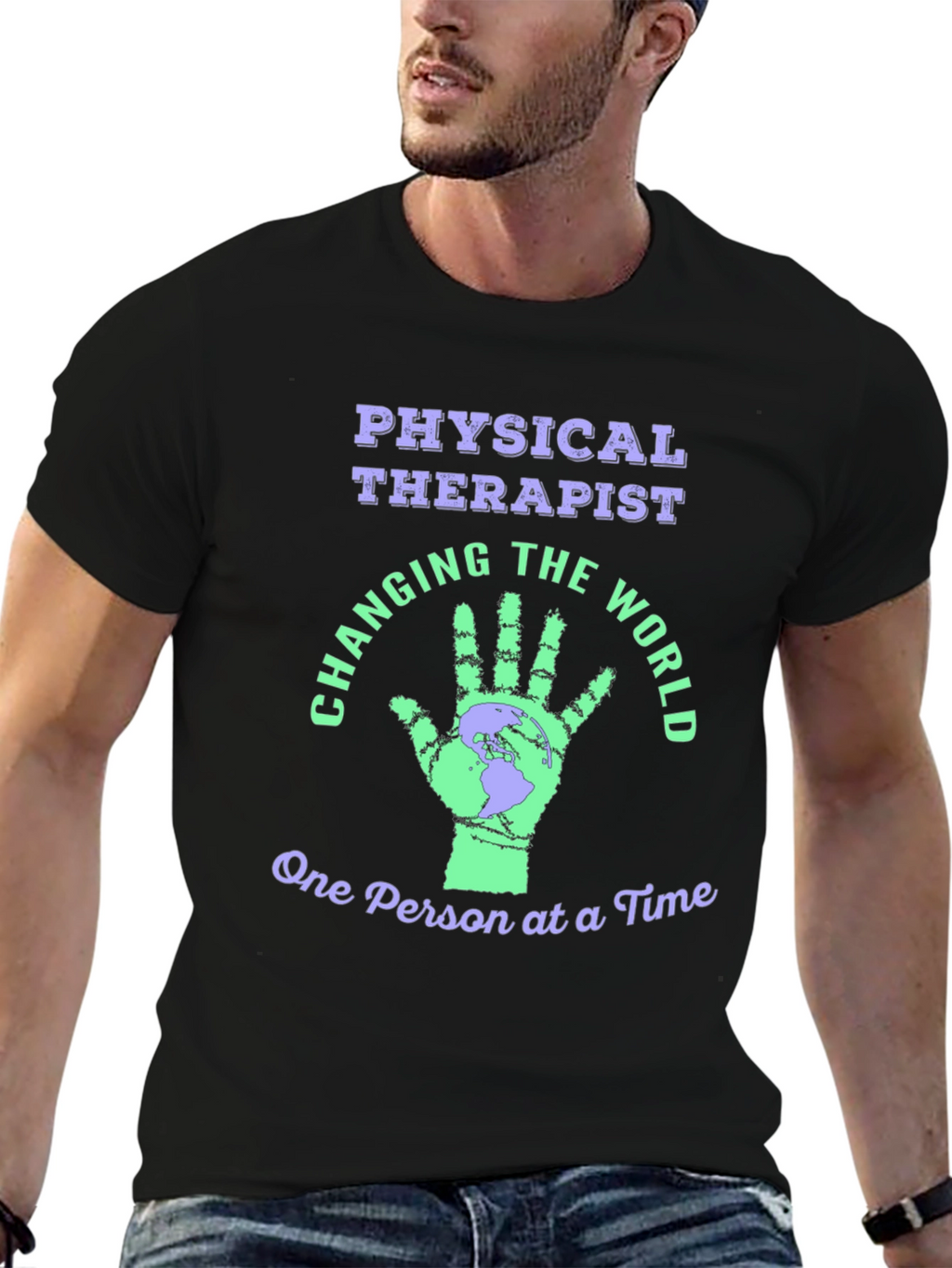 Physical Therapist T-Shirt World Changer Tee