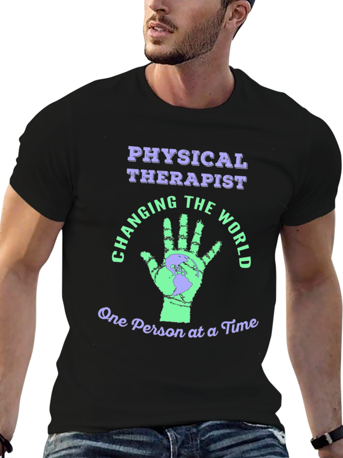 Physical Therapist T-Shirt World Changer Tee
