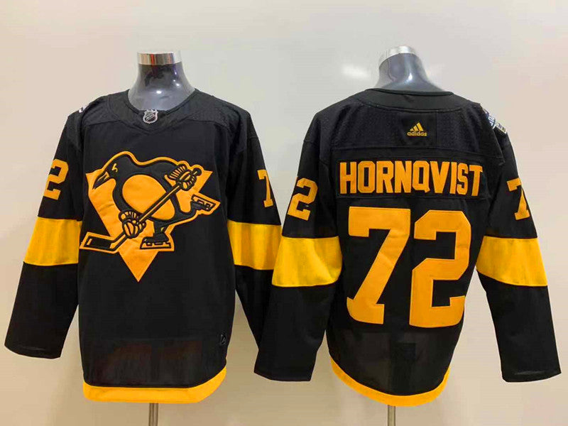 Men's Pittsburgh Penguins Patric Hornqvist #72 Black Player Jerseys