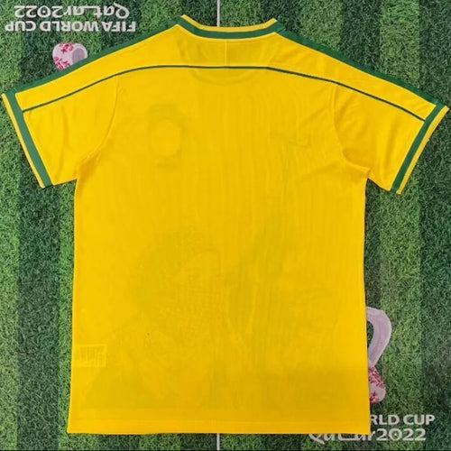 1998 Brazil Special Edition Retro Fans Soccer Jersey Back