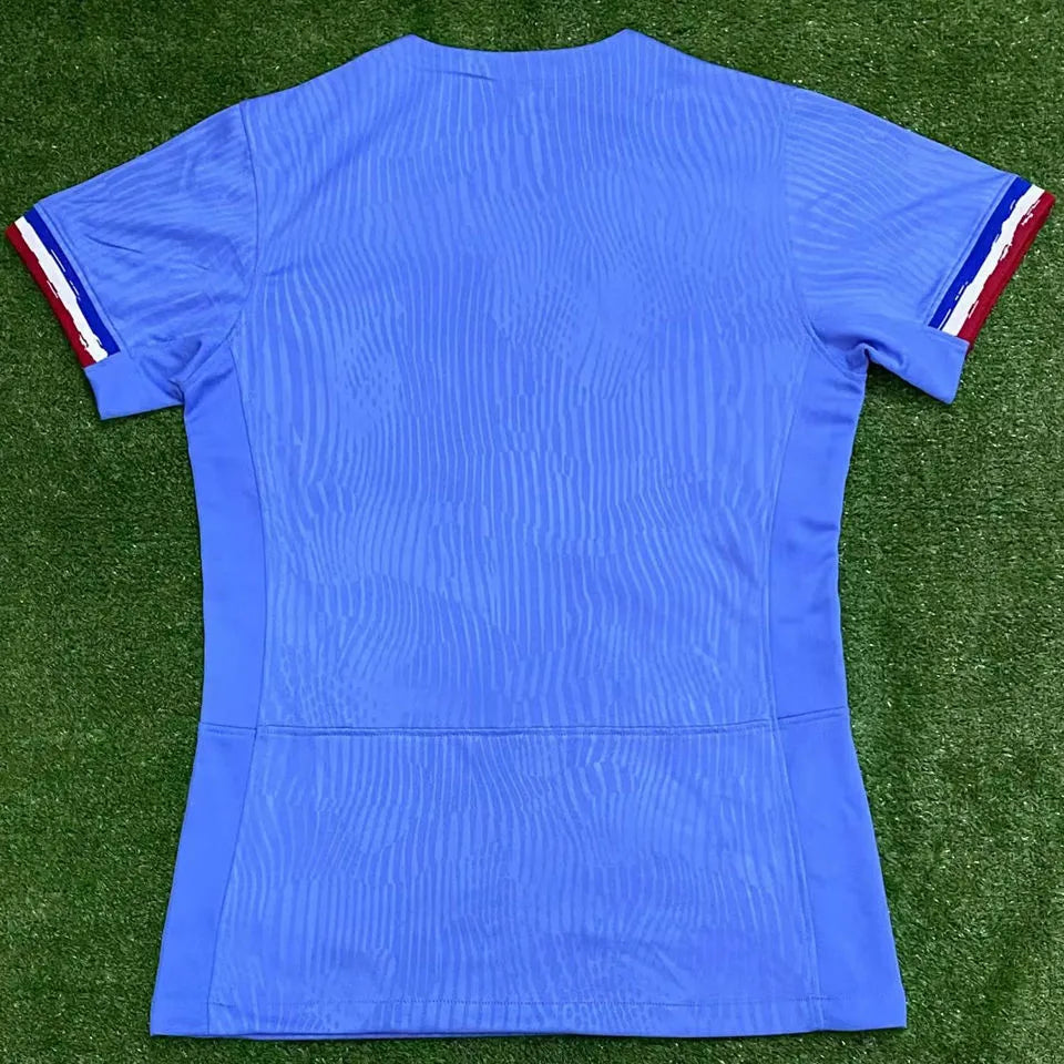 2023 France Women World Cup Home Blue Women Jersey 女装 Back