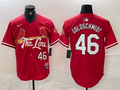 Men's St. Louis Cardinals Paul Goldschmidt #46 Red 2024 City Connect Limited Player Jerseys
