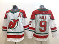 Men's New Jerseys Devils Taylor Hall #9 White Player Jerseys
