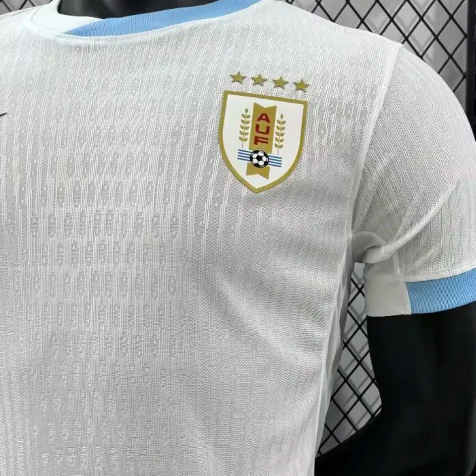 2024/25 Uruguay Away White Playe Version Jersey 乌拉圭 Detail 2