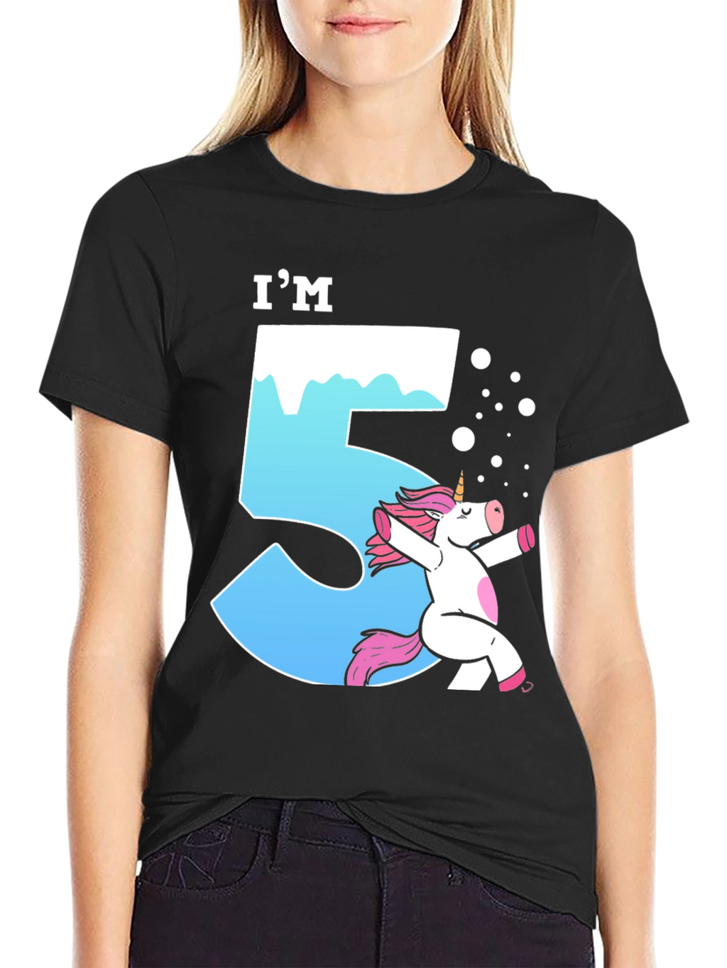 Im Five Unicorn Birthday T-Shirt