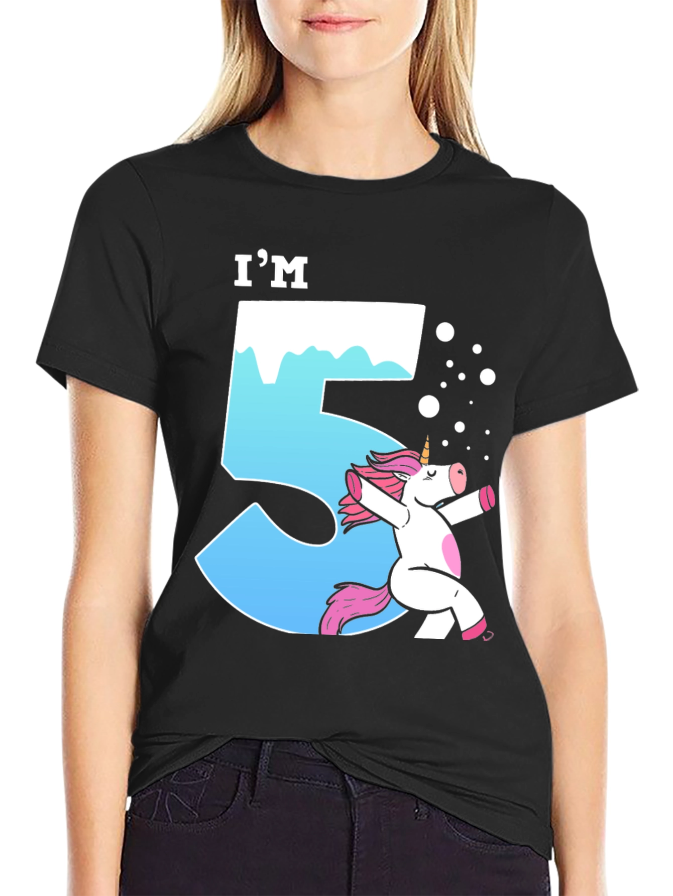 Im Five Unicorn Birthday T-Shirt