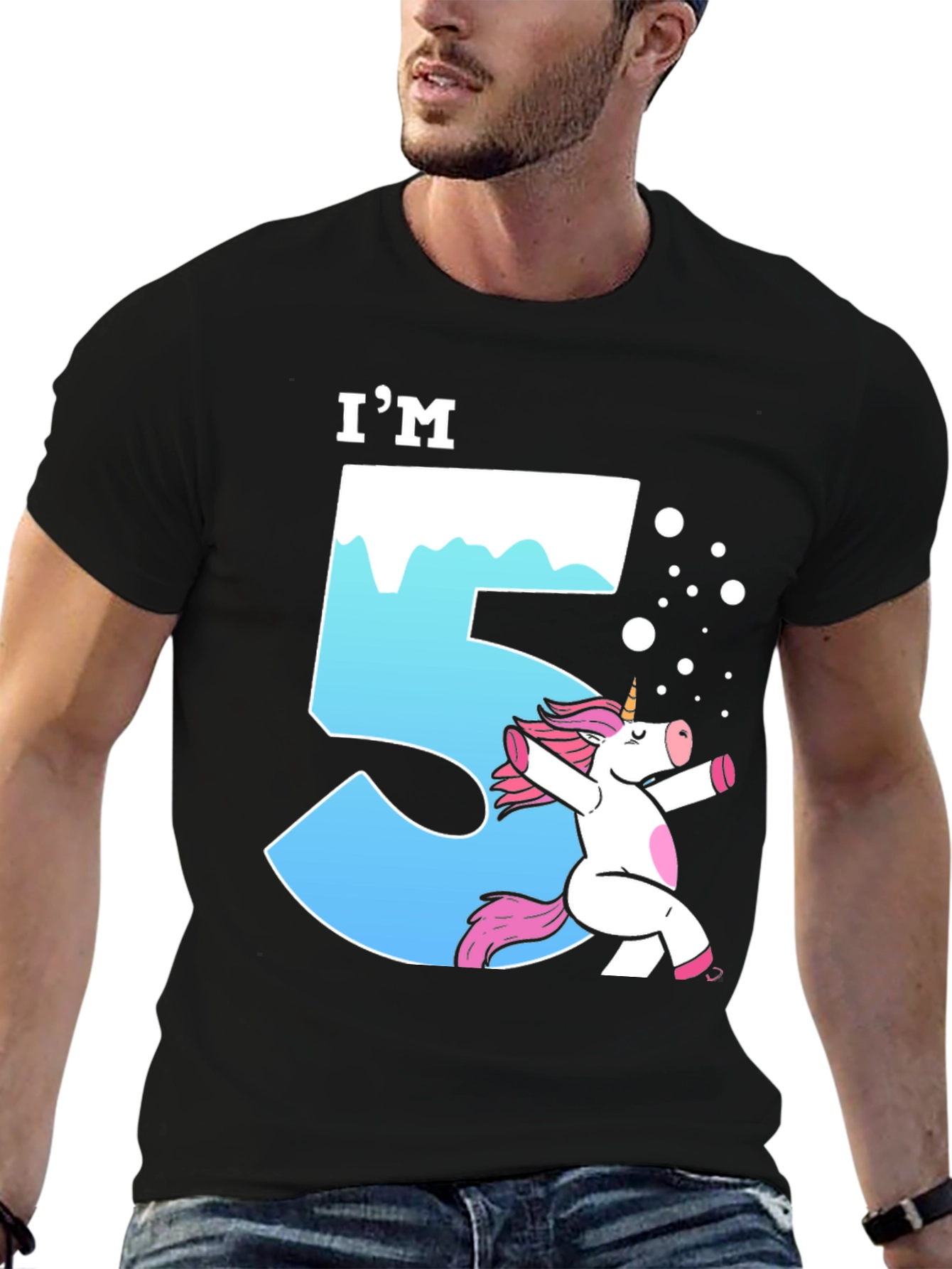Im Five Unicorn Birthday T-Shirt
