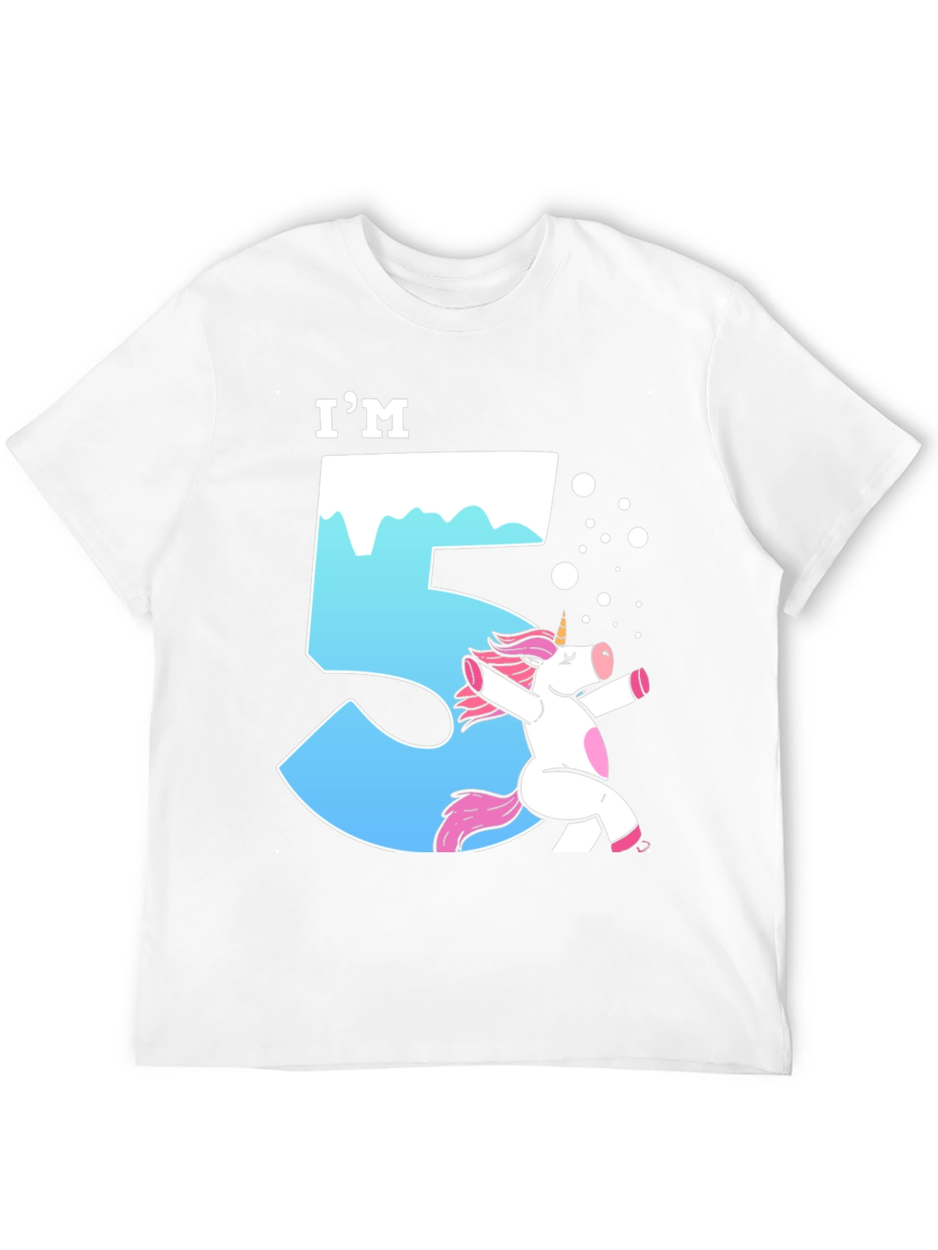 Im Five Unicorn Birthday T-Shirt