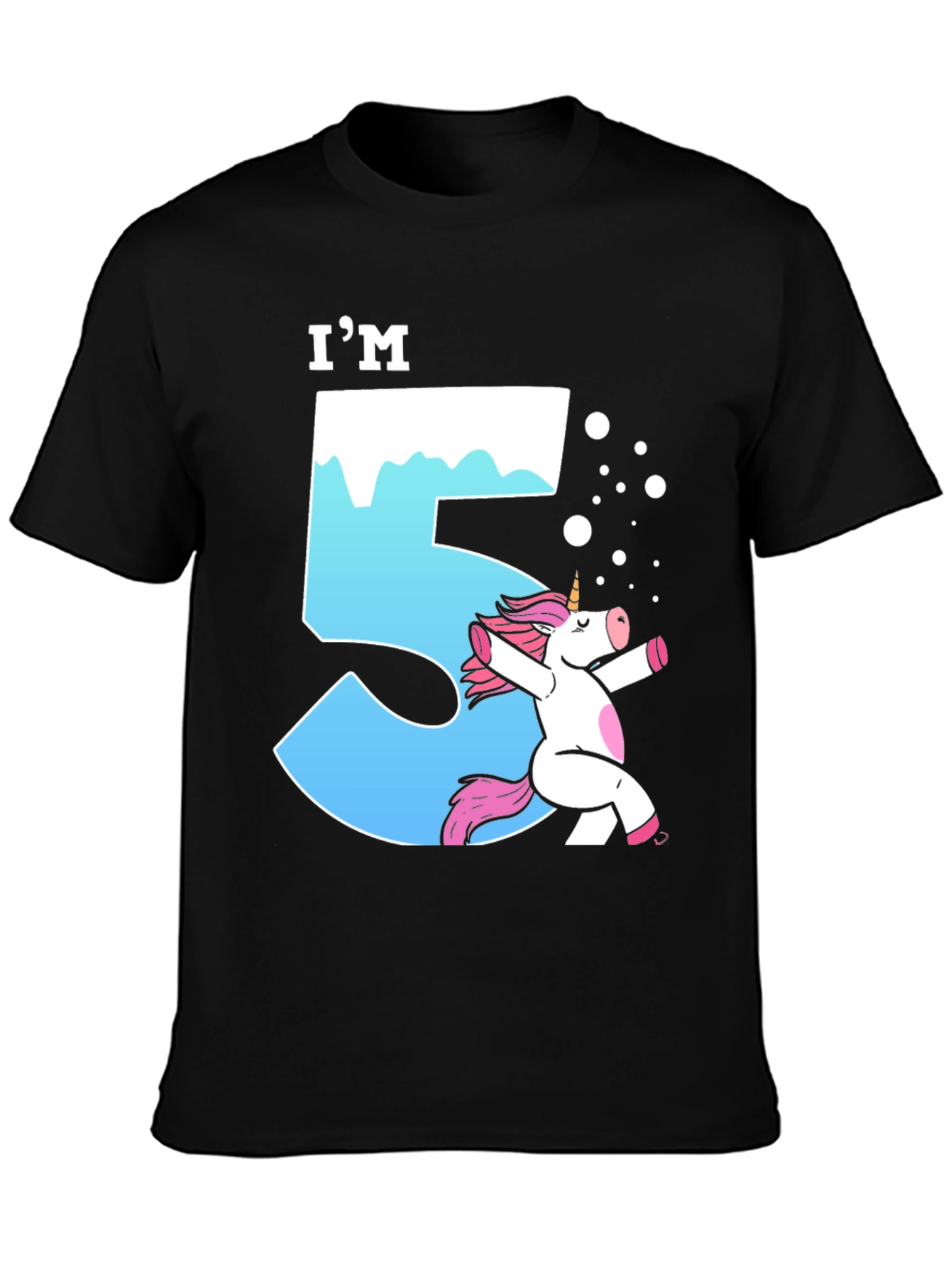 Im Five Unicorn Birthday T-Shirt