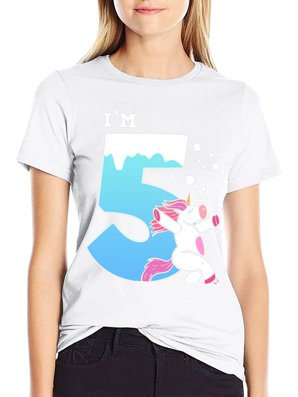 Im Five Unicorn Birthday T-Shirt