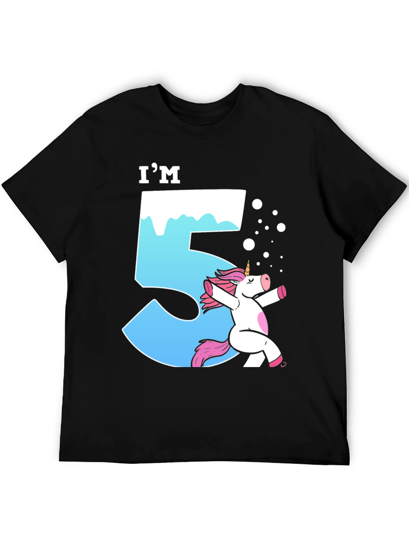 Im Five Unicorn Birthday T-Shirt