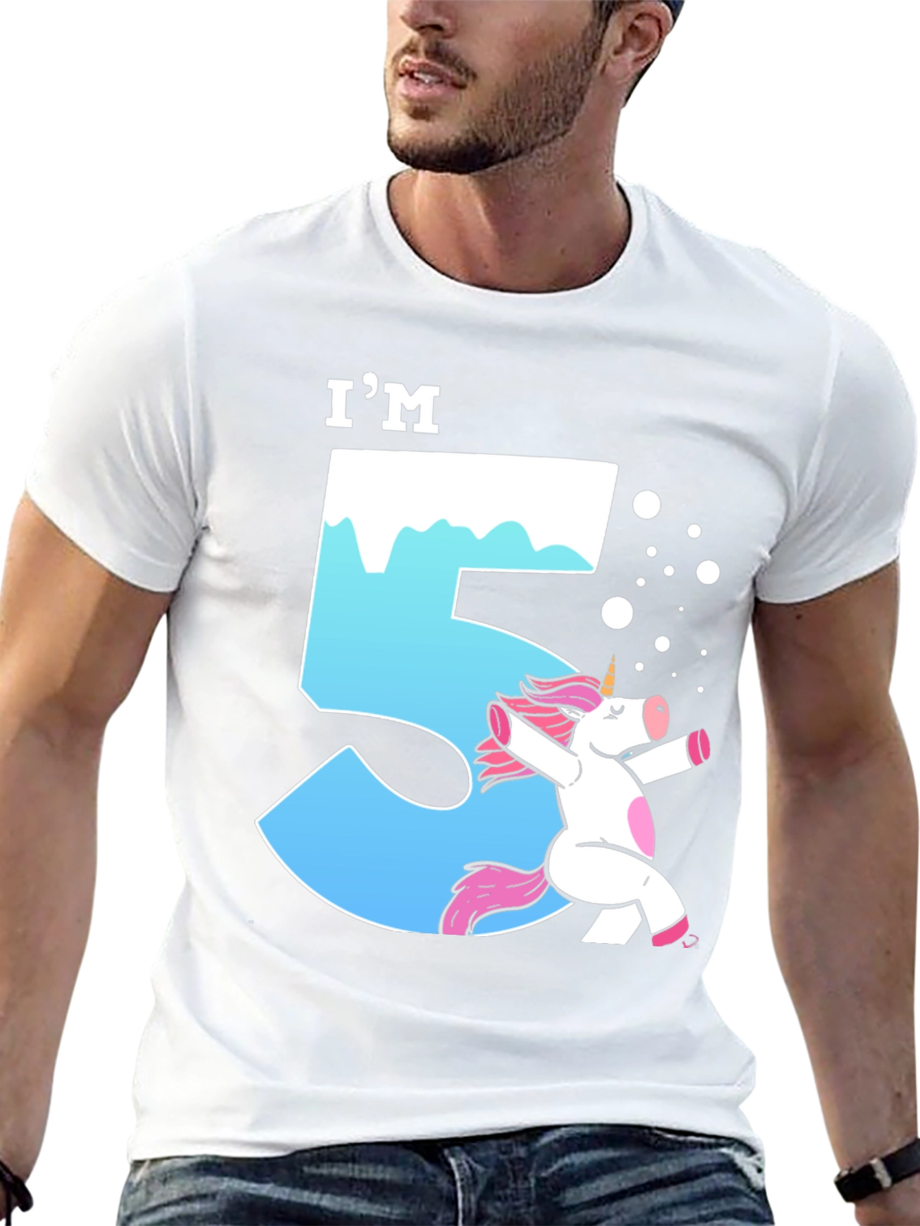 Im Five Unicorn Birthday T-Shirt