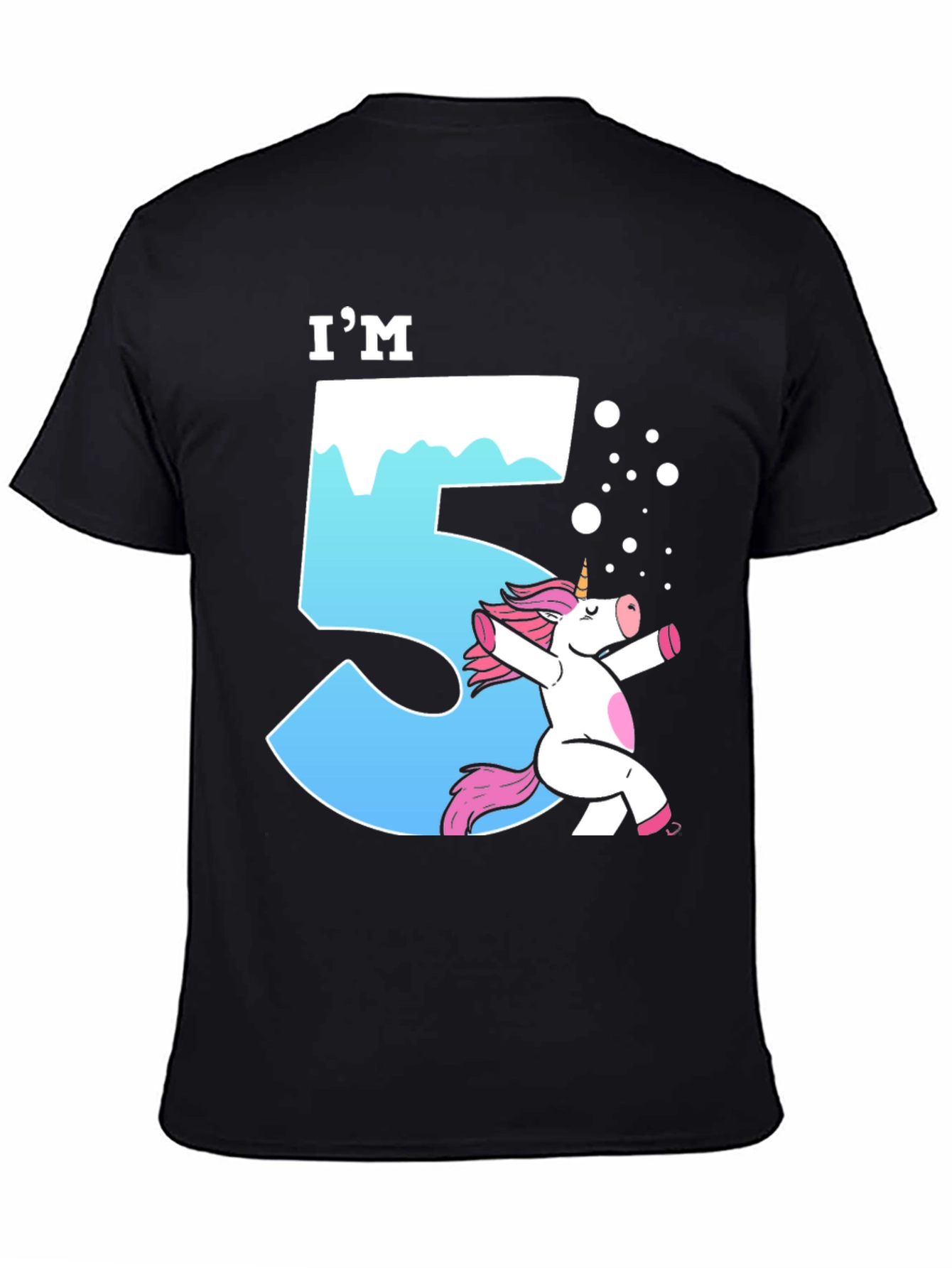 Im Five Unicorn Birthday T-Shirt