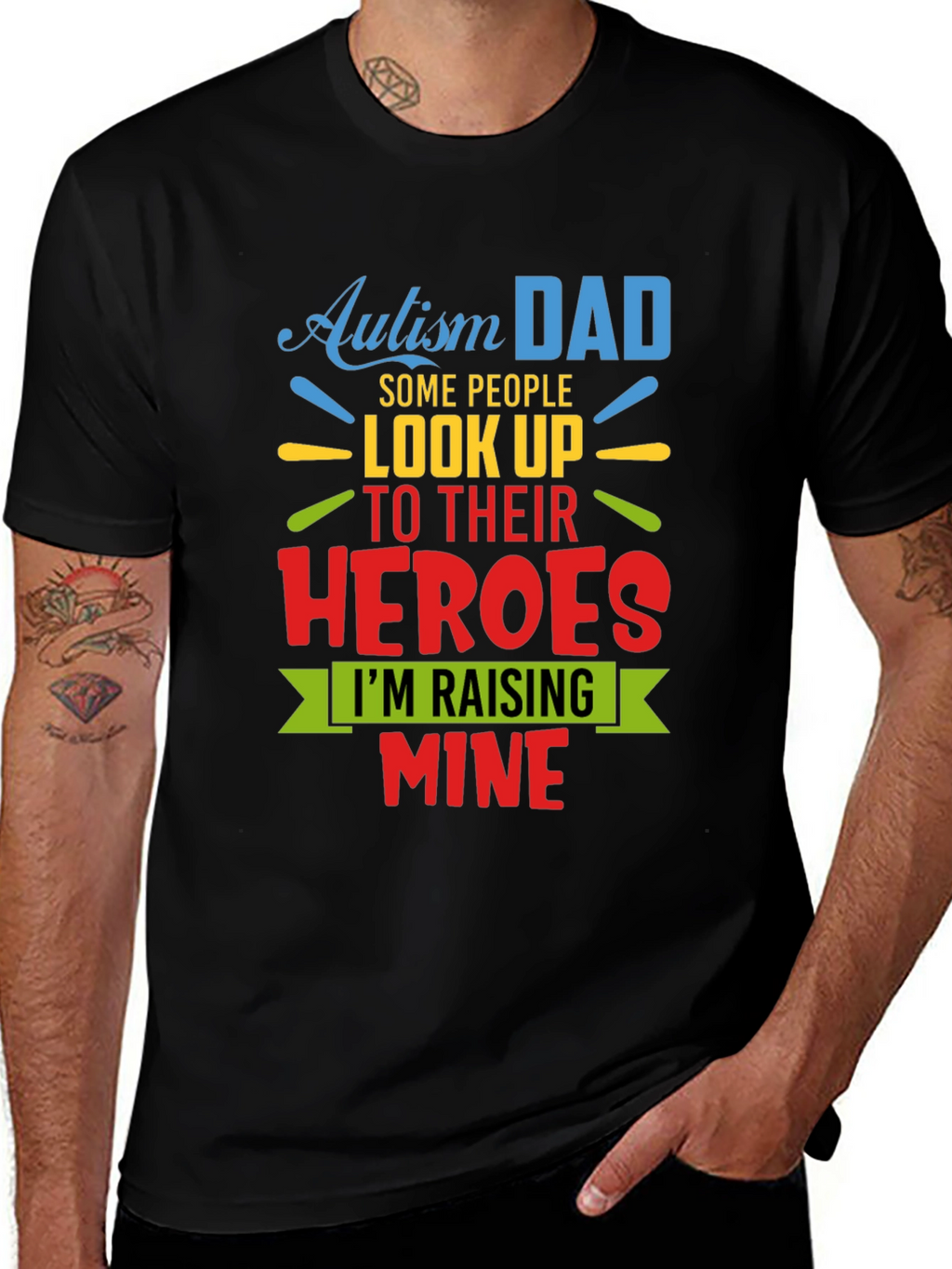 Autism Dad Hero T-Shirt