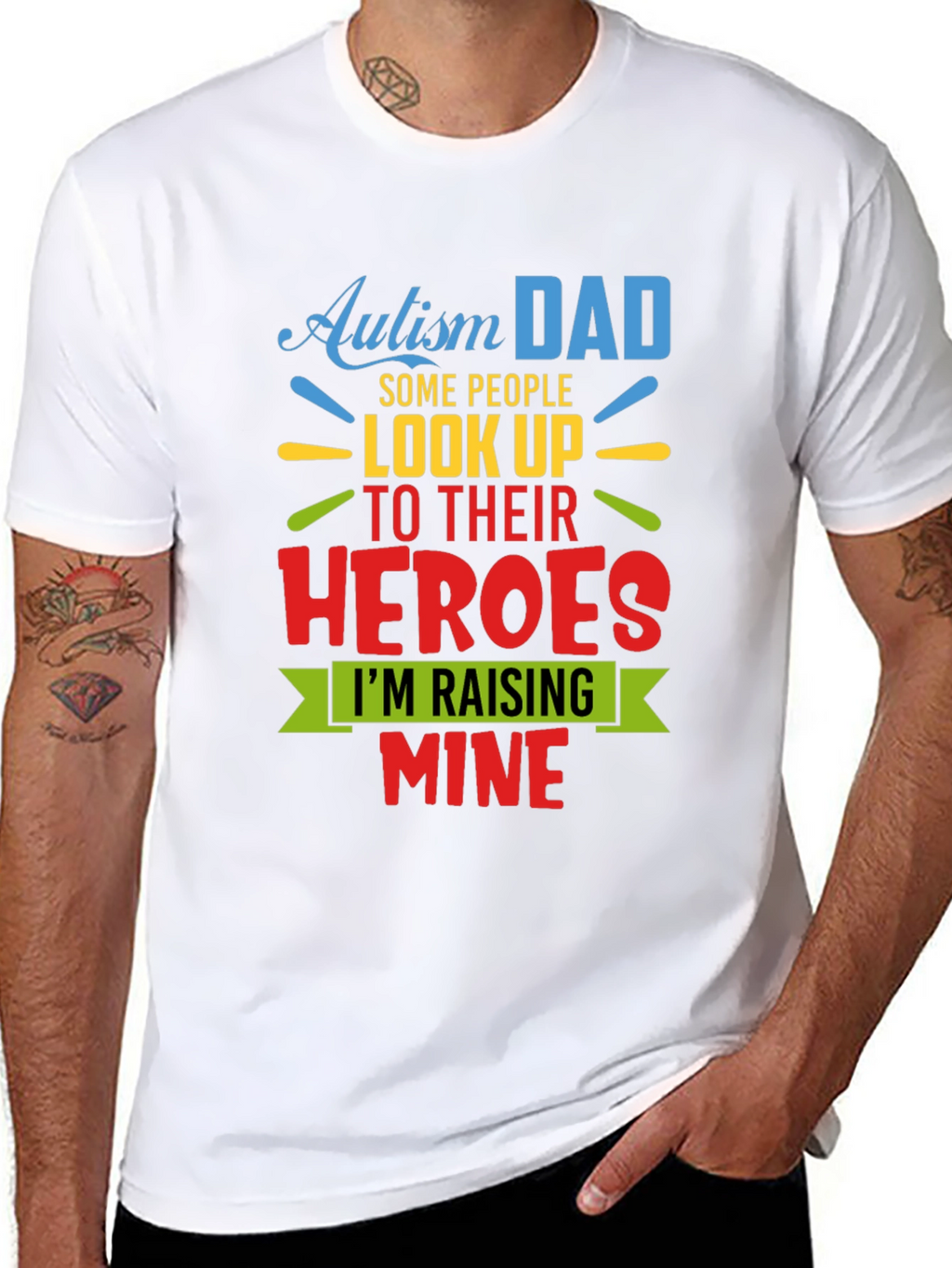 Autism Dad Hero T-Shirt