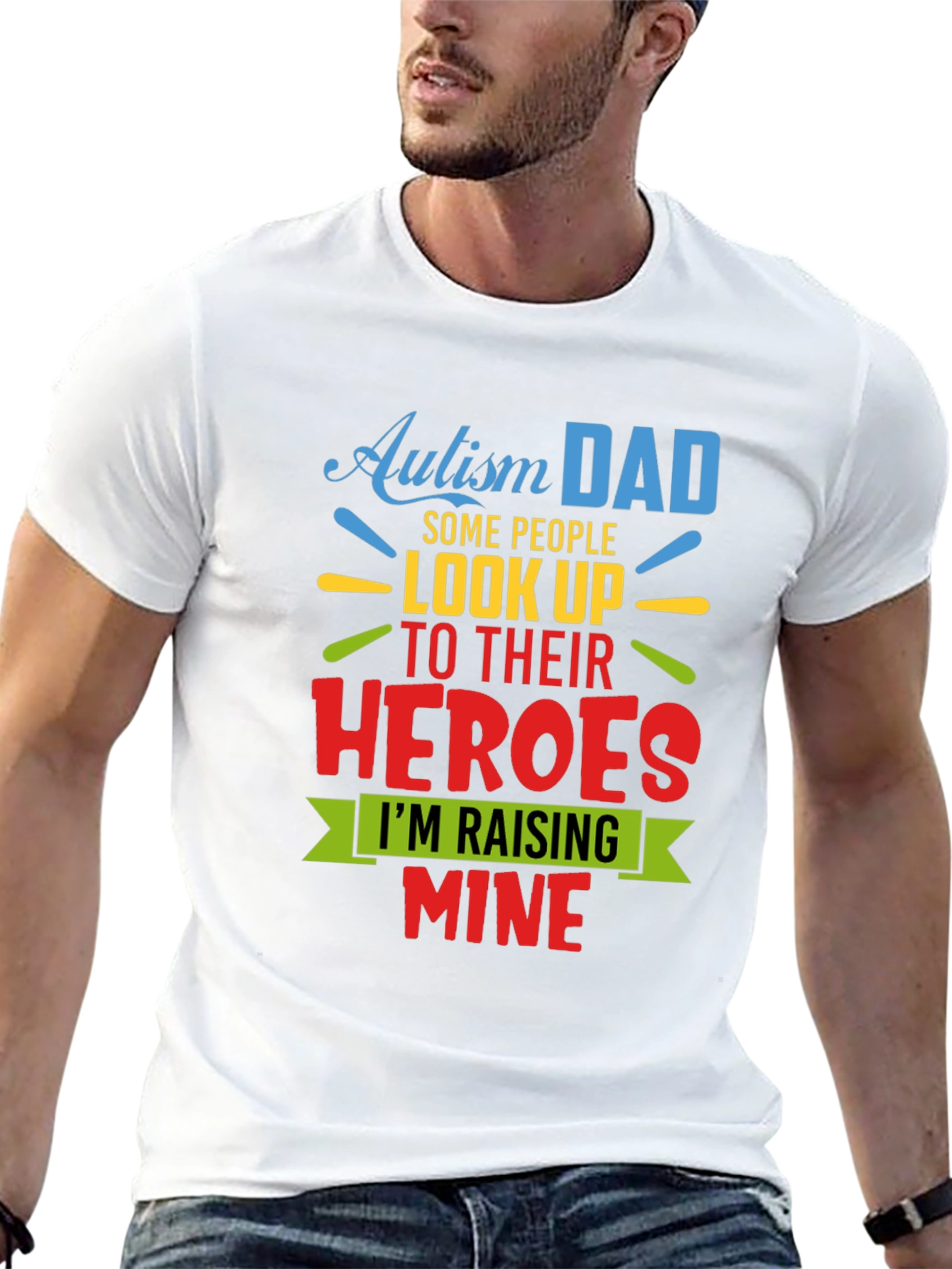 Autism Dad Hero T-Shirt