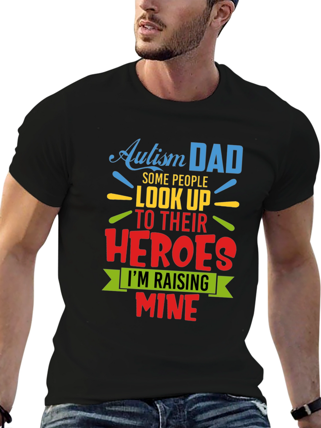 Autism Dad Hero T-Shirt