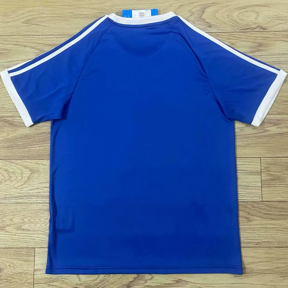 2024 Italy Home Blue Retro Style Jersey Detail 1