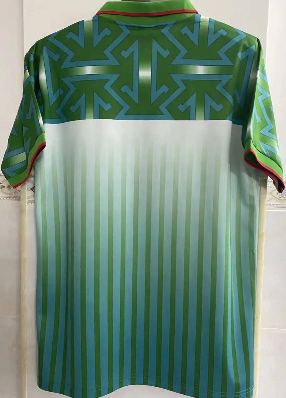 1994/95 Morocco Green Retro Soccer Jersey Back