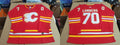 Men's Calgary Flames Ryan Lomberg #70 Red Player Game Jerseys