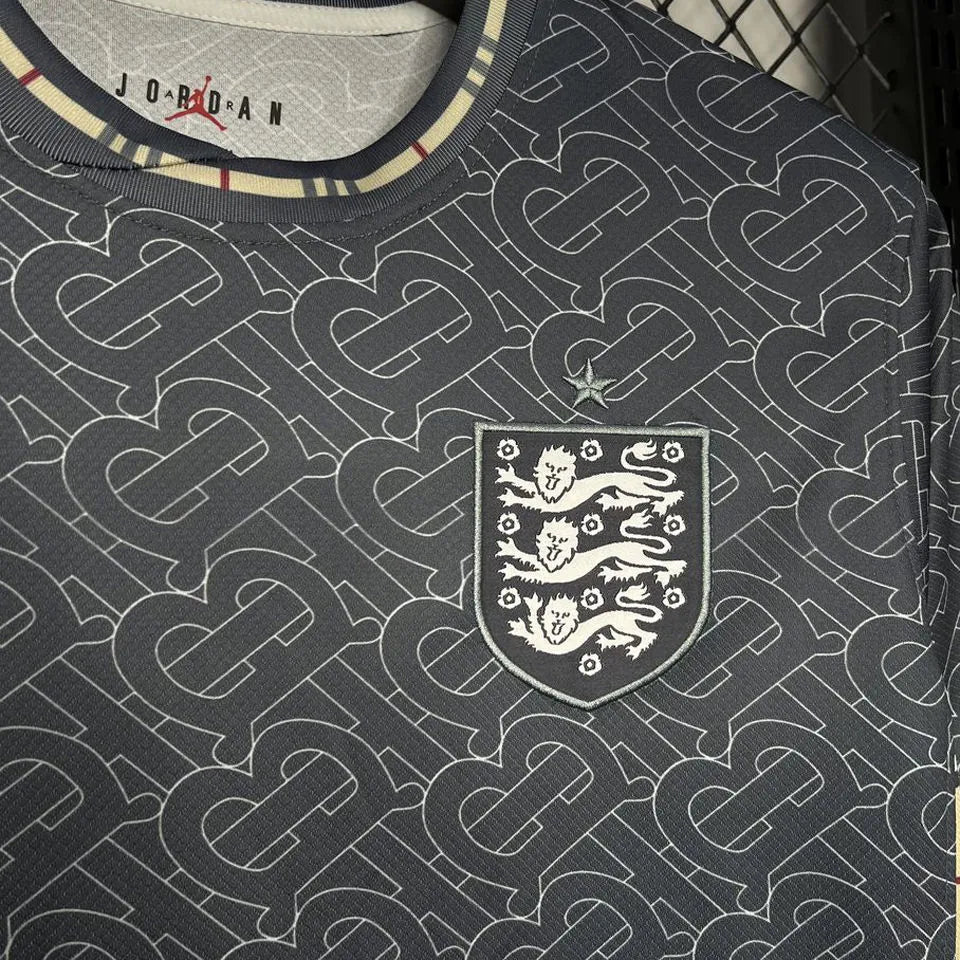 2024/25 England x JD Special Edition Fans Soccer Jersey Detail 1