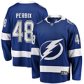 Men's Tampa Bay Lightning Nick Perbix #48 Blue Home Breakaway Player Jerseys
