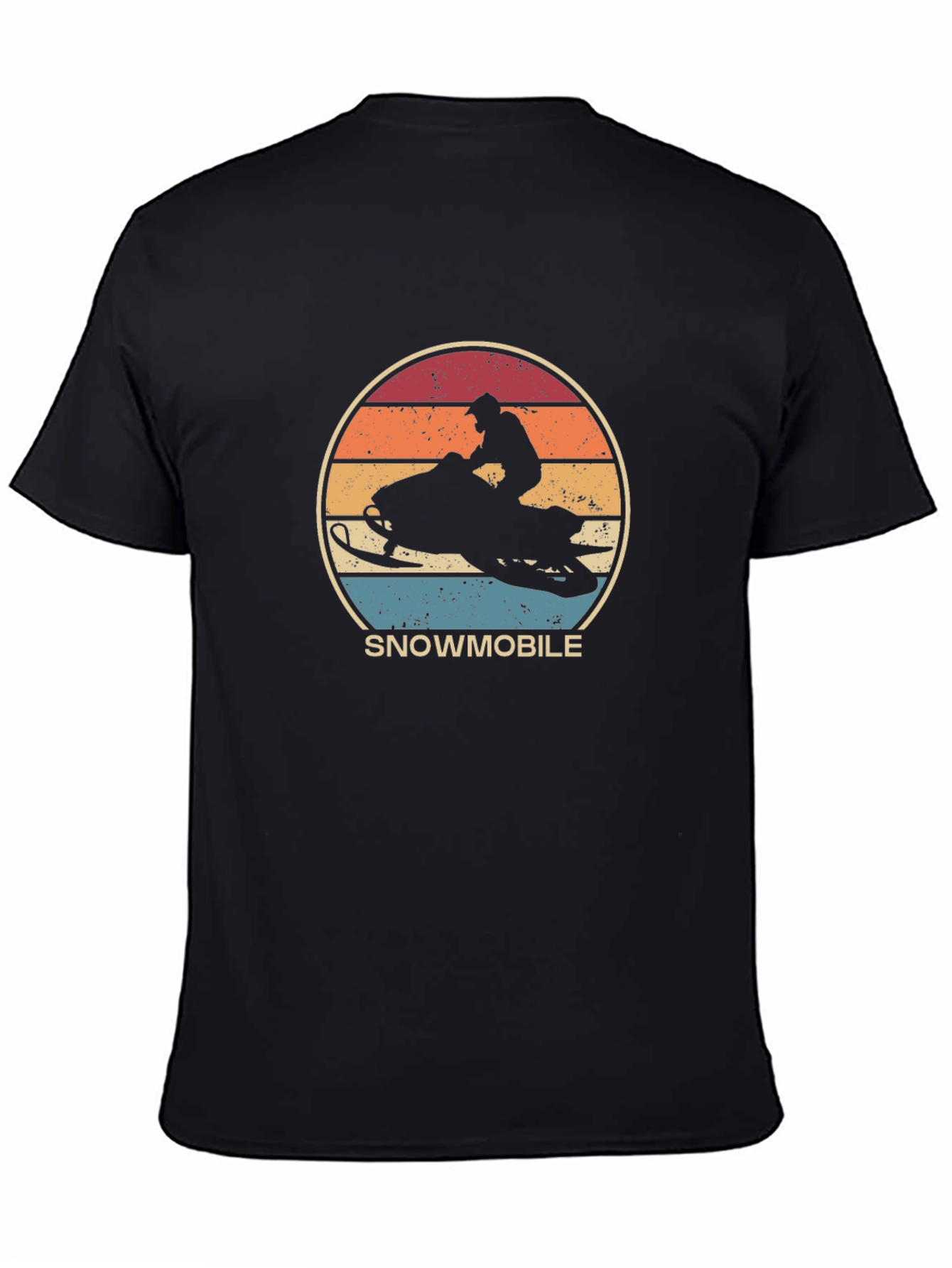 Vintage Snowmobile T-Shirt - Retro Rider Tee