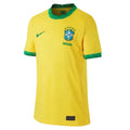 2020/21 Brazil Home 1:1 Quality Yellow Fans Soccer Jersey Front