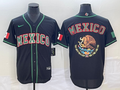 Men's 2023 World Baseball Classic Mexico Black Replica Baseball Jerseys