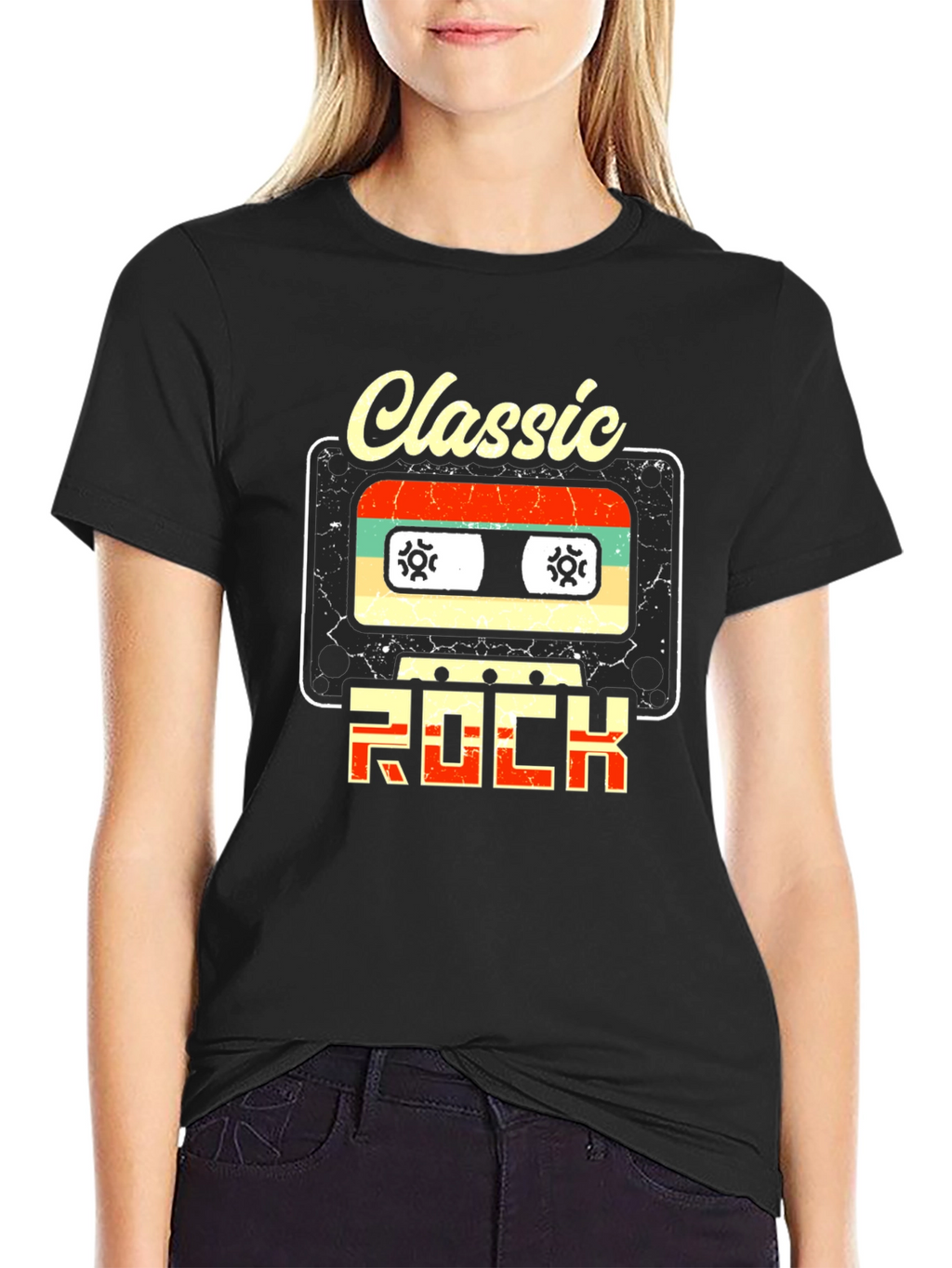 Classic Rock Cassette Tape T-Shirt