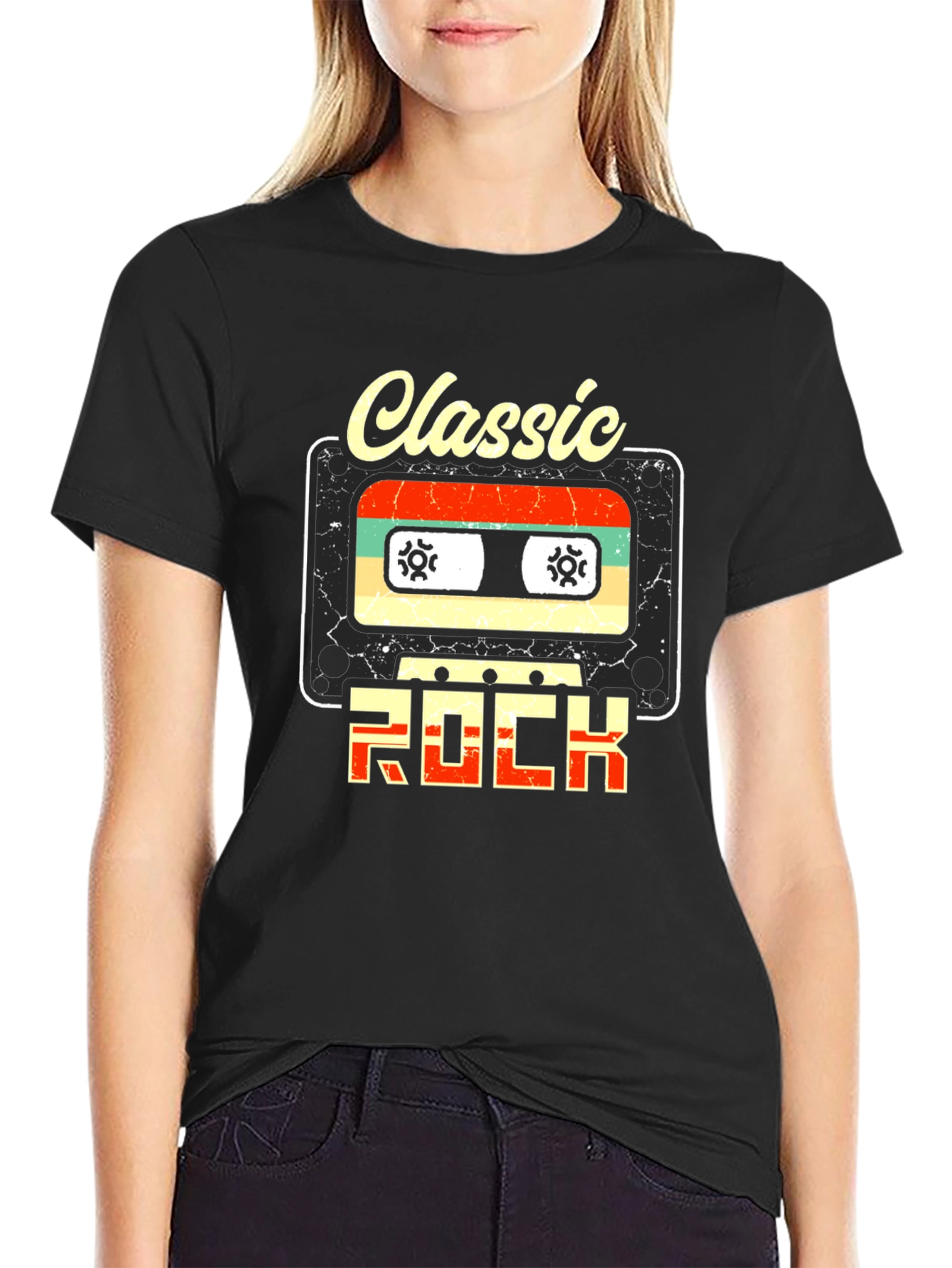Classic Rock Cassette Tape T-Shirt