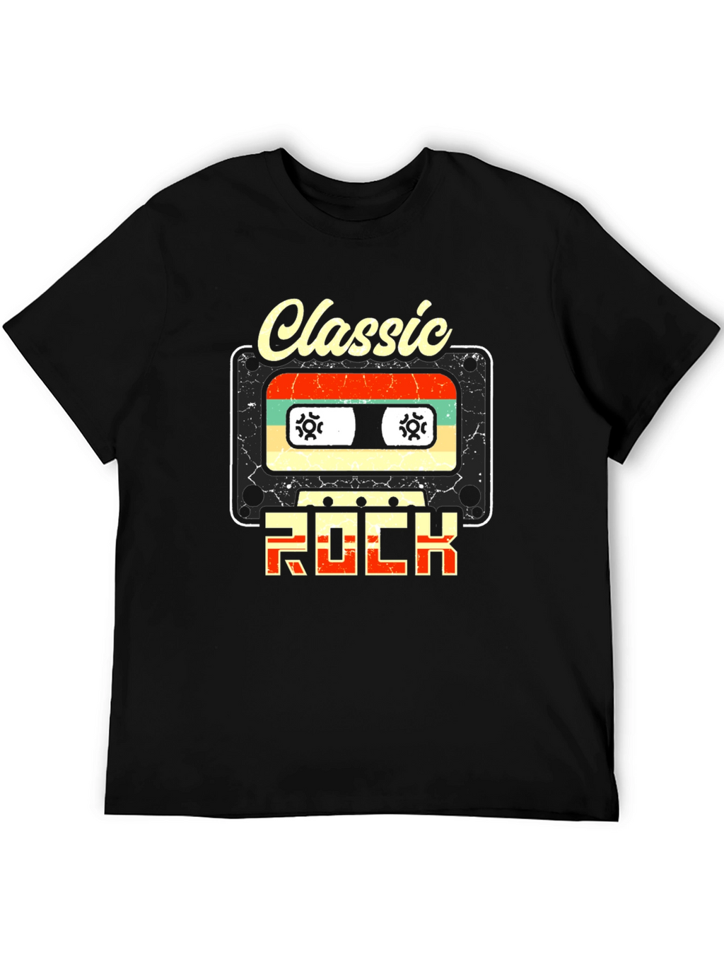 Classic Rock Cassette Tape T-Shirt