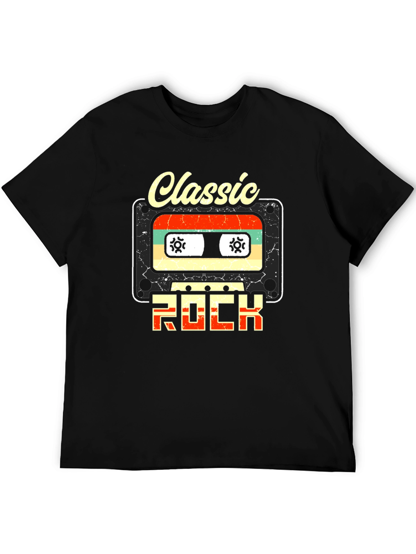 Classic Rock Cassette Tape T-Shirt