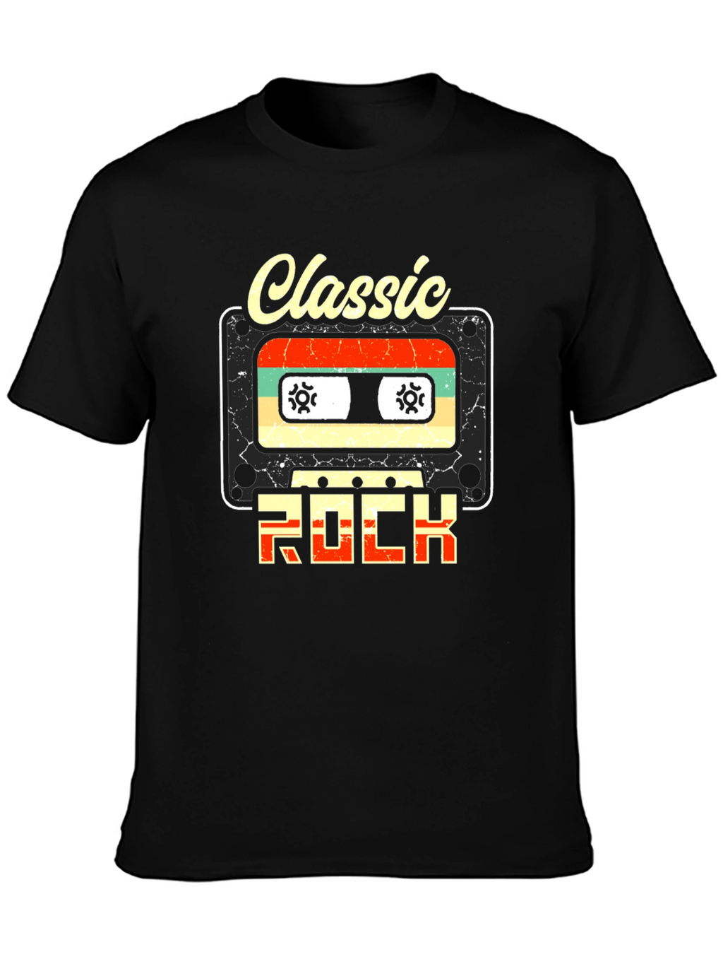 Classic Rock Cassette Tape T-Shirt