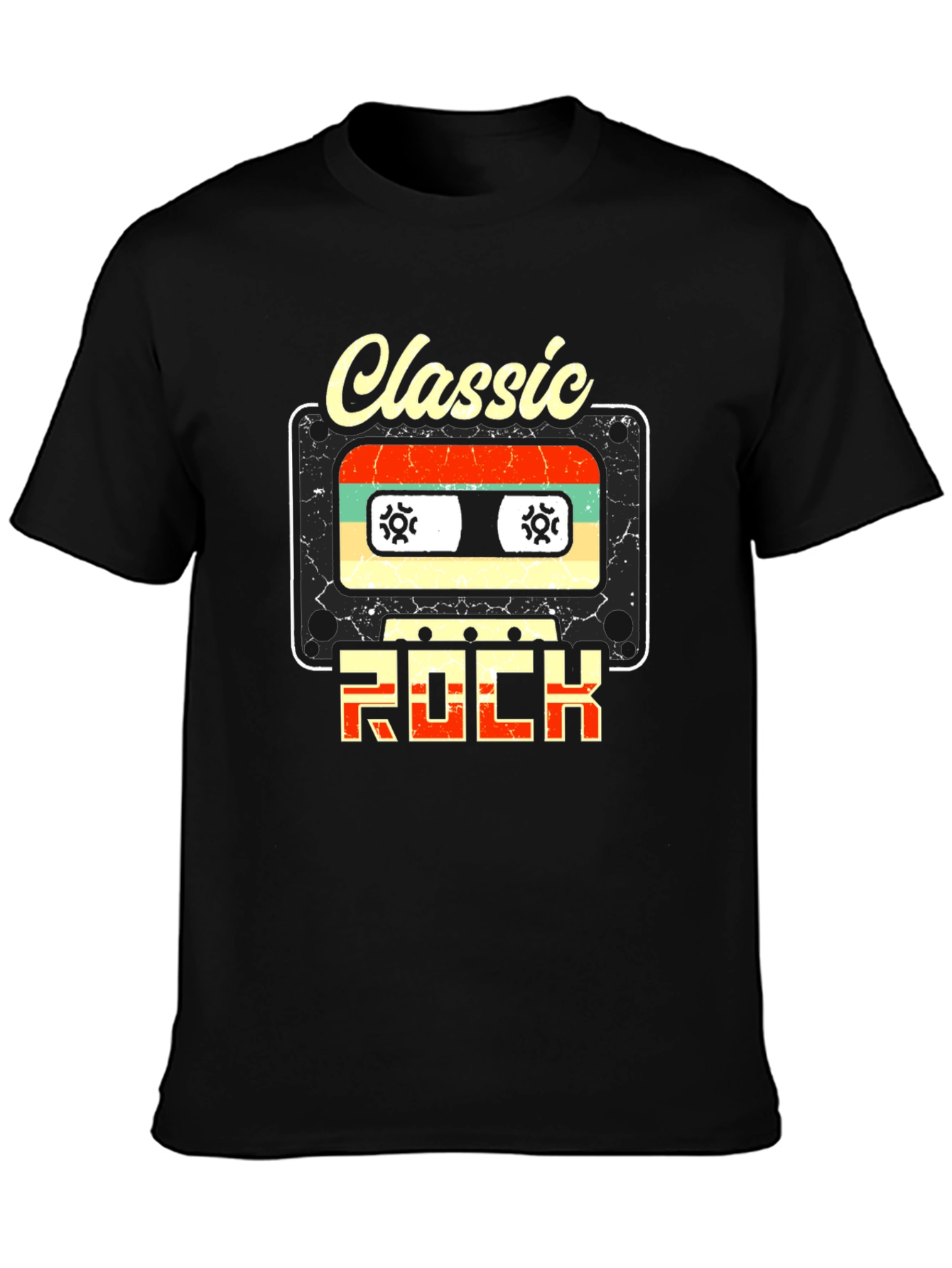 Classic Rock Cassette Tape T-Shirt