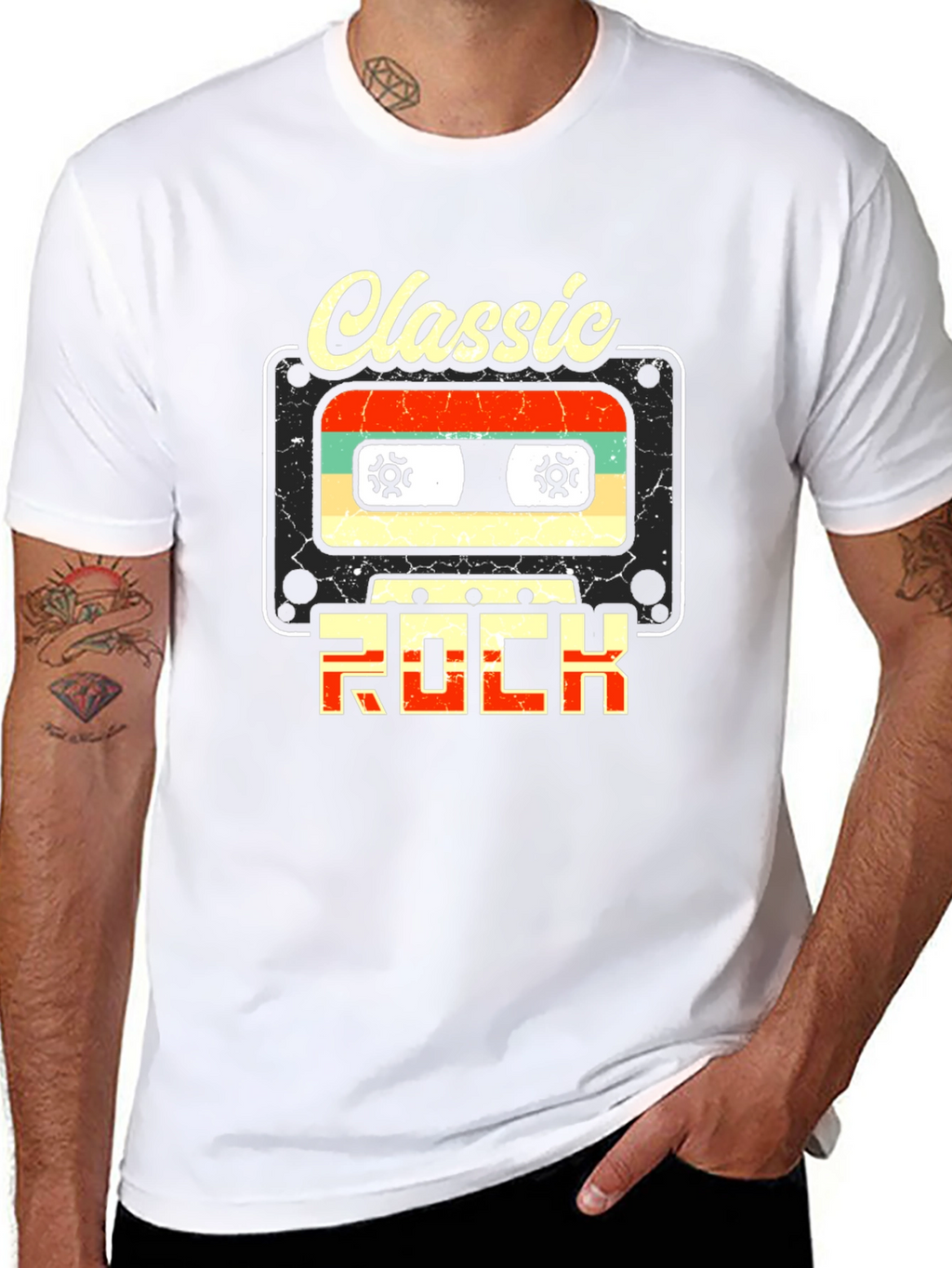 Classic Rock Cassette Tape T-Shirt