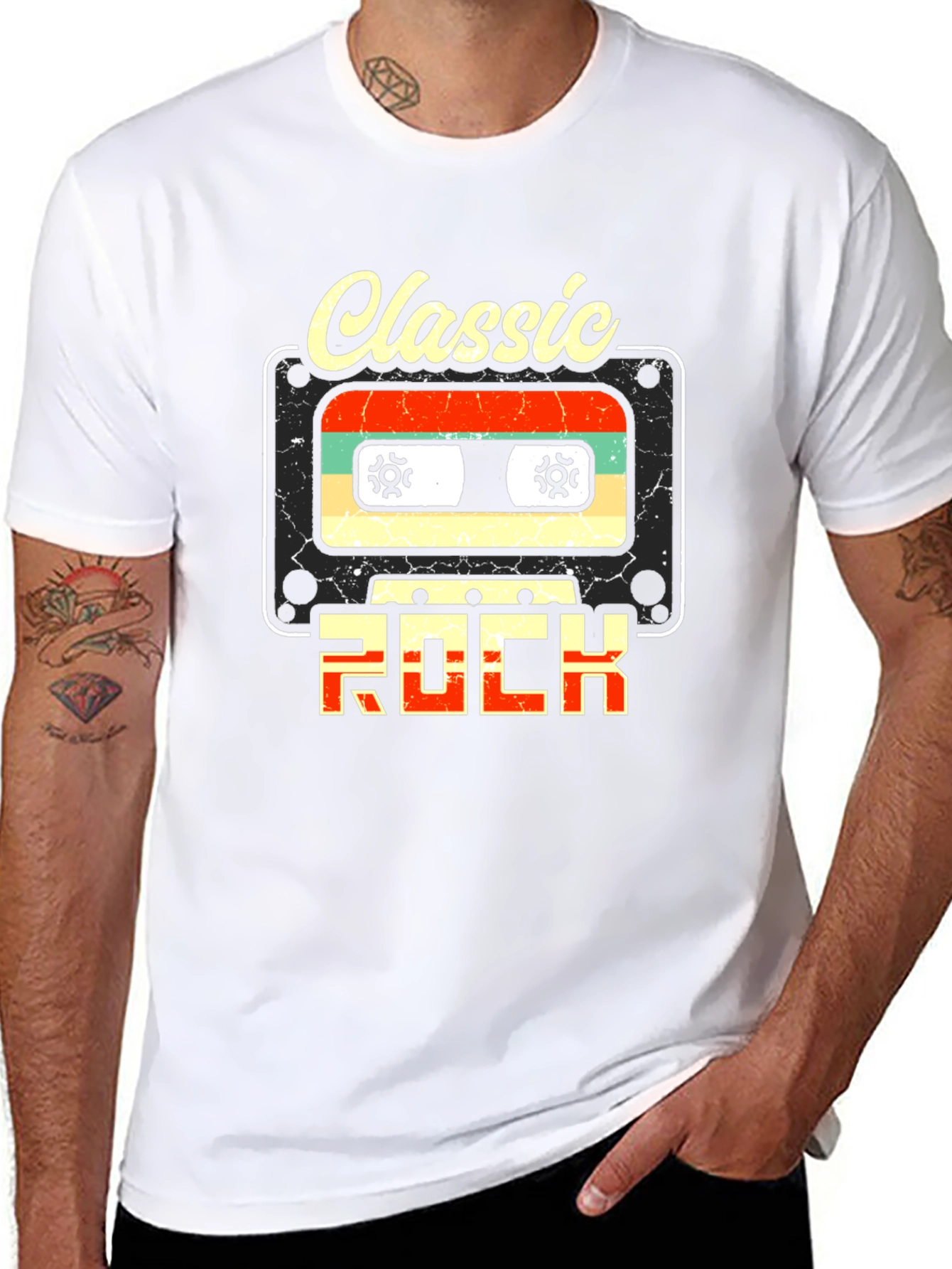 Classic Rock Cassette Tape T-Shirt