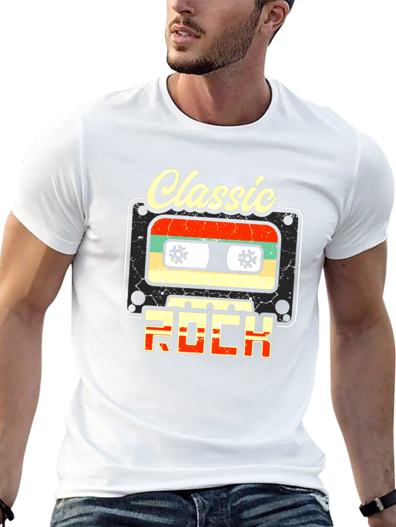 Classic Rock Cassette Tape T-Shirt
