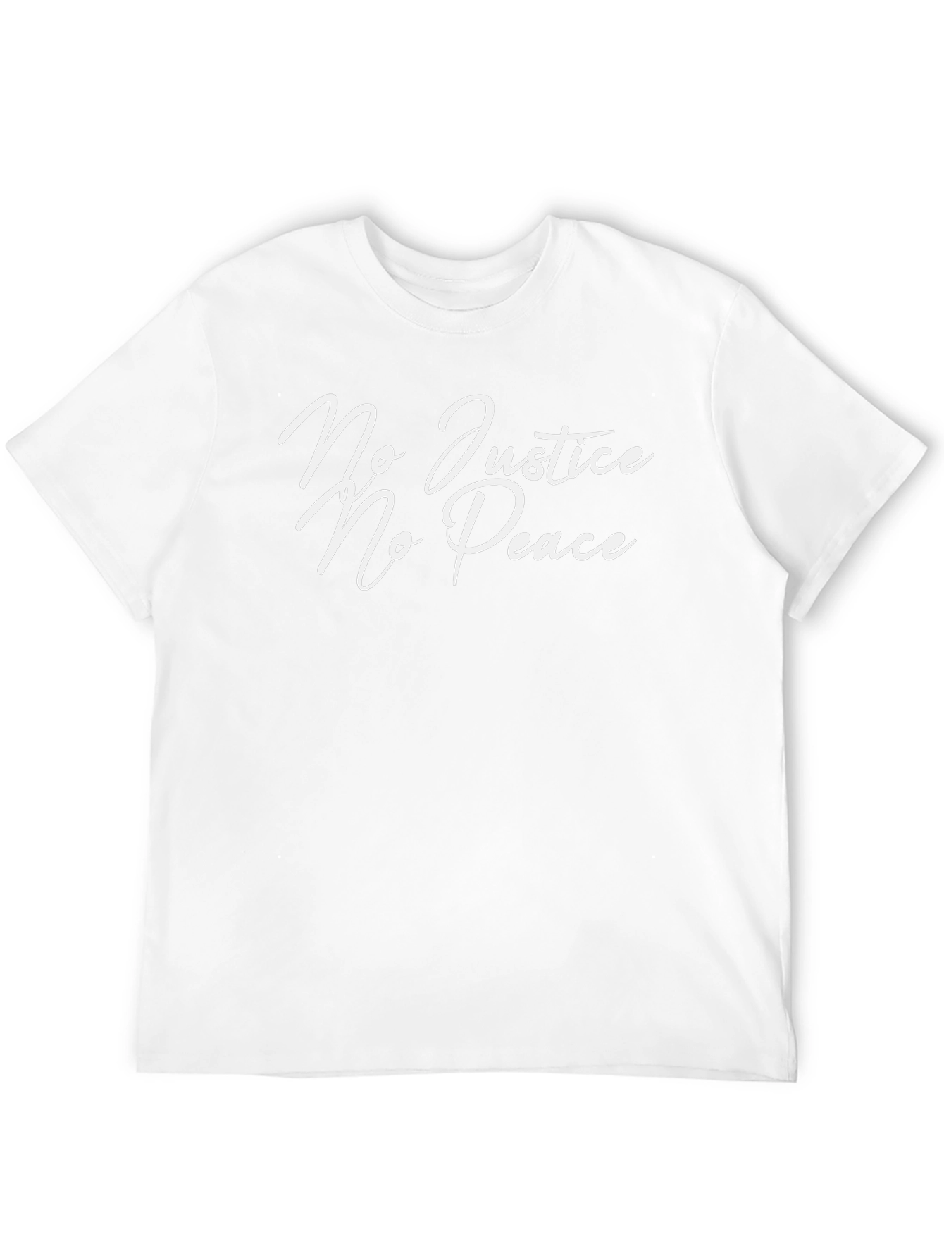 No Justice No Peace Graphic Tee - Black