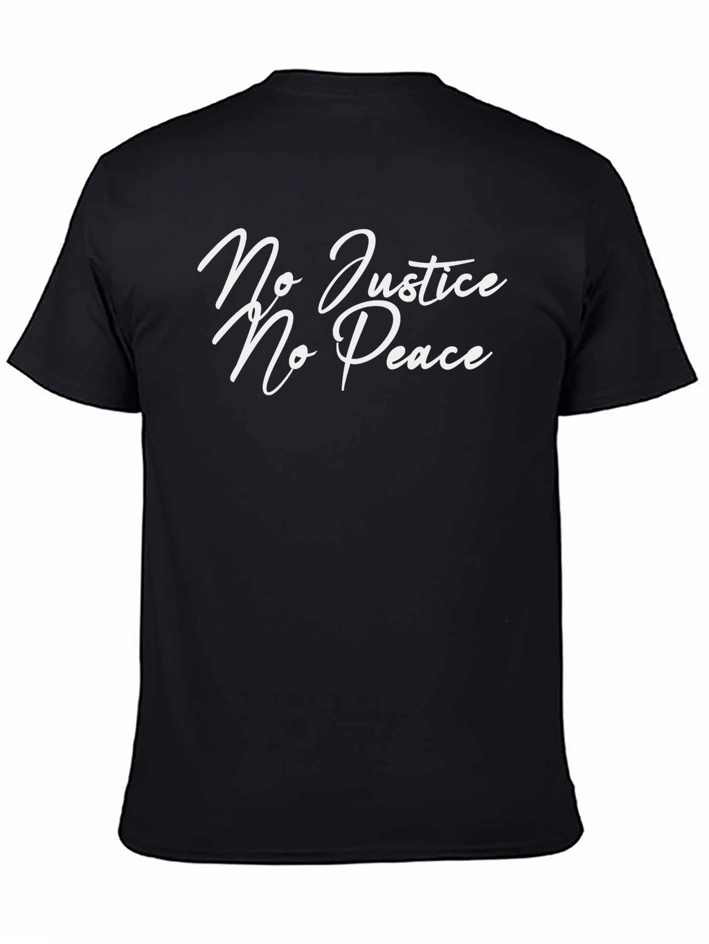 No Justice No Peace Graphic Tee - Black