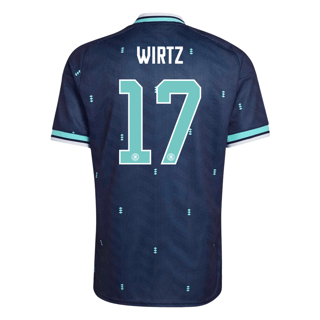 WIRTZ #17 Germany Away Soccer Jersey World Cup 2026 Navy Back