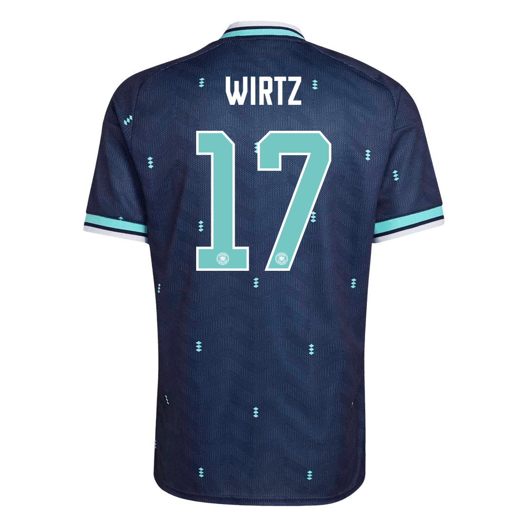 WIRTZ #17 Germany Away Soccer Jersey World Cup 2026 Navy Back