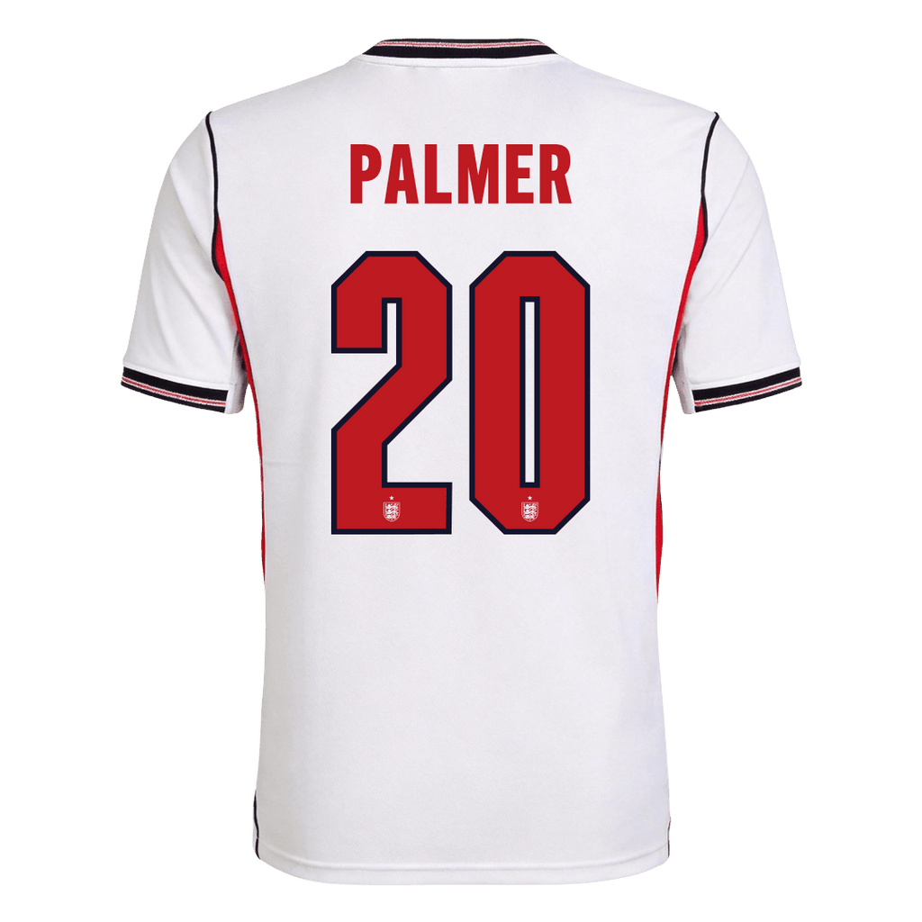PALMER #20 England Home Soccer Jersey World Cup 2026 White Back