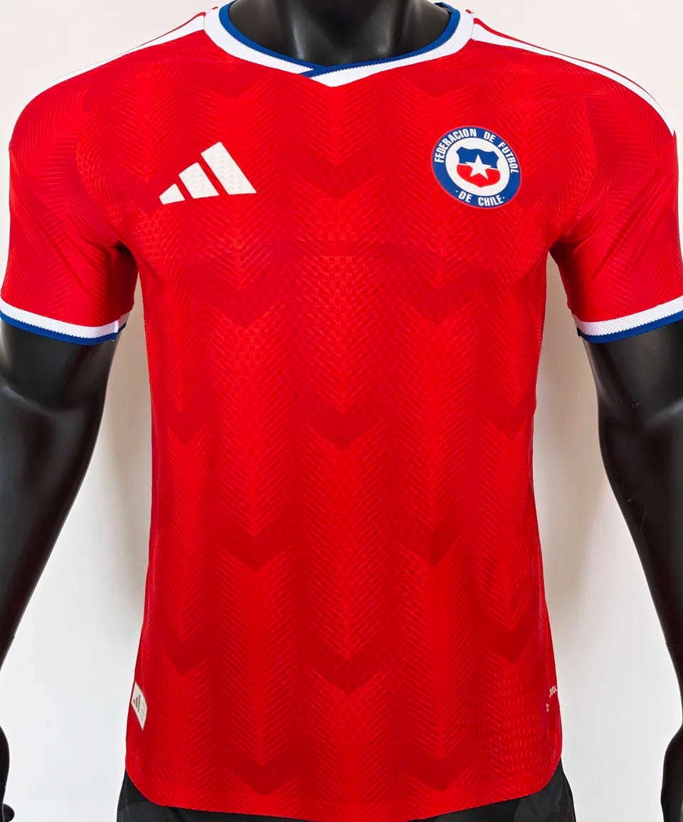 2026/27 Chile Home Red Player Version Soccer Jersey Front