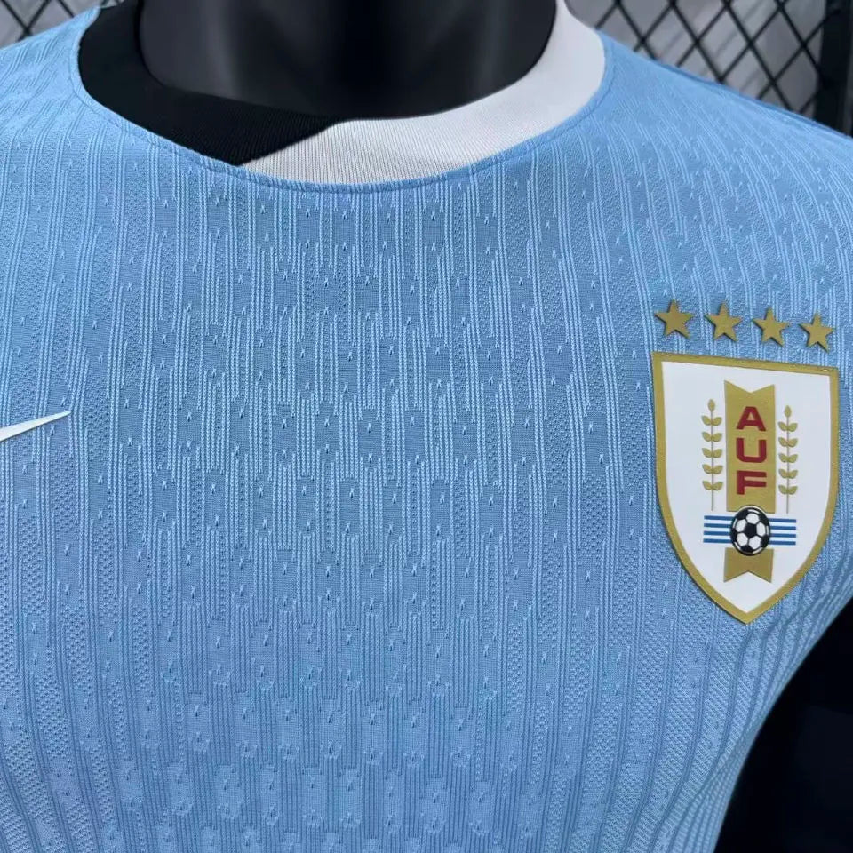2024/25 Uruguay Home Blue Playe Version Jersey 乌拉圭 Detail 2