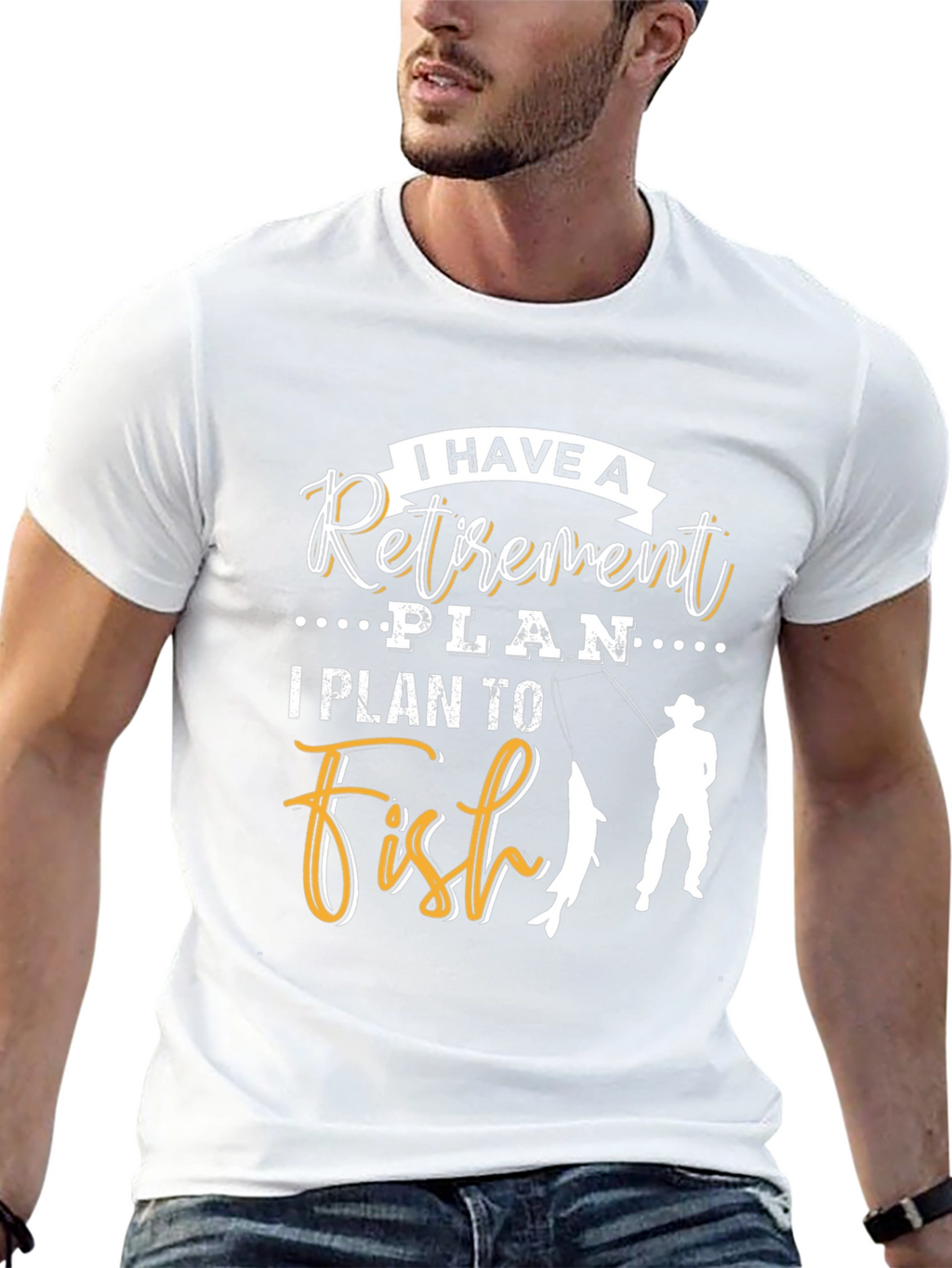 Retirement Plan Fishing T-Shirt