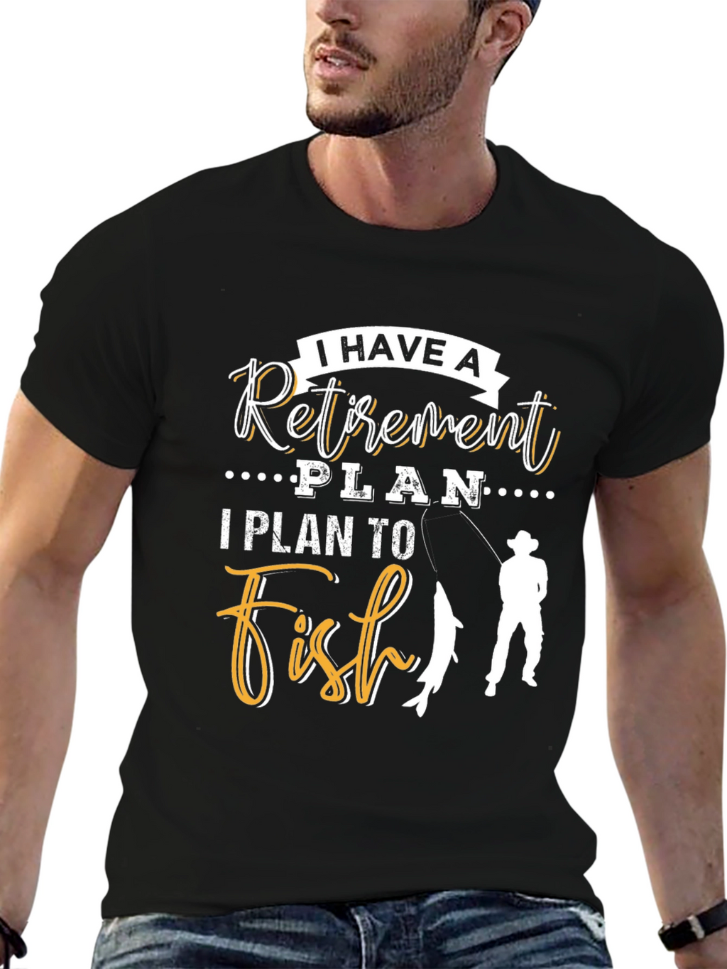 Retirement Plan Fishing T-Shirt