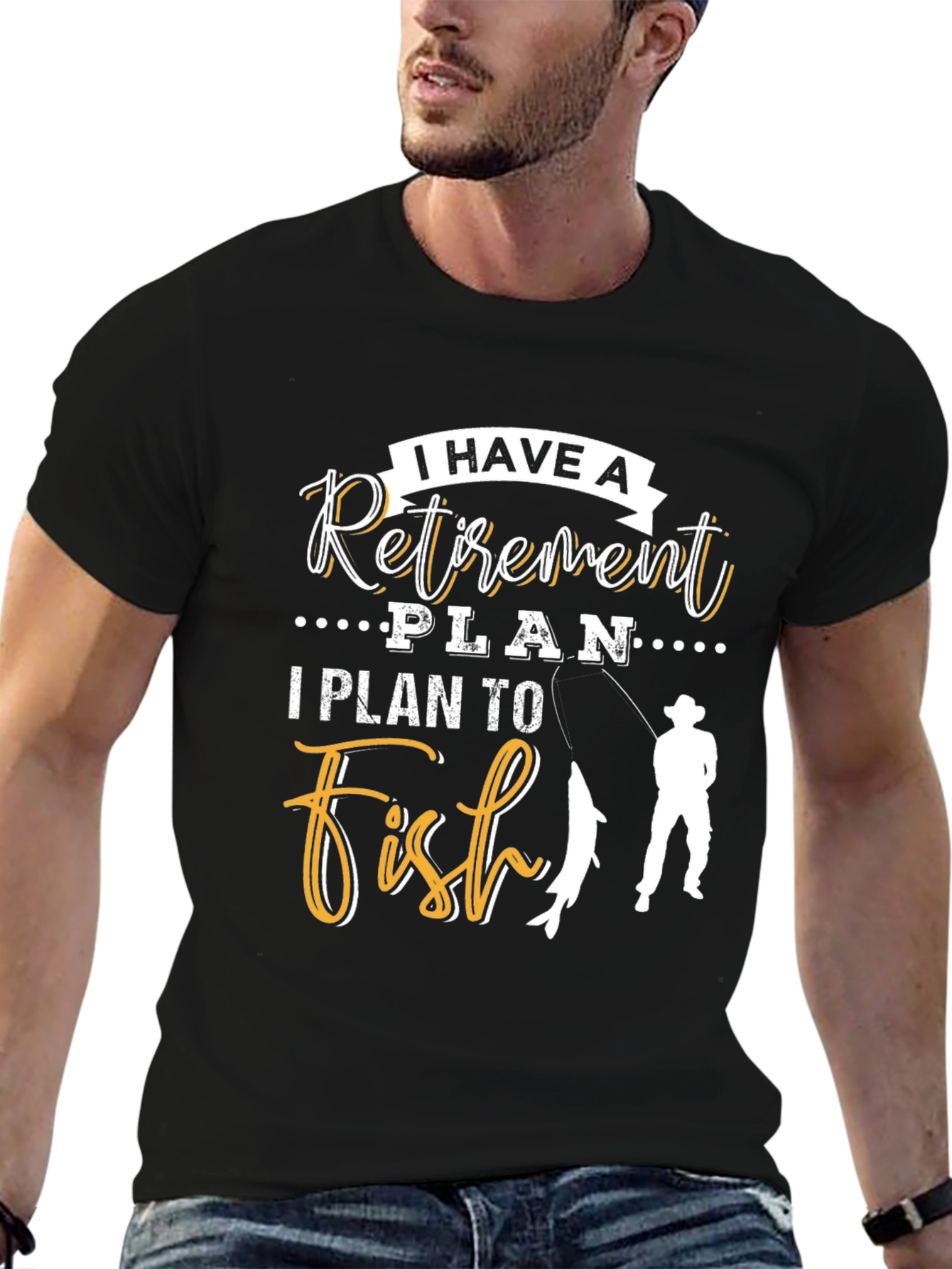 Retirement Plan Fishing T-Shirt