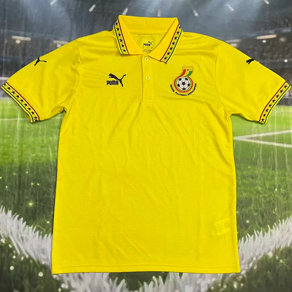 2026/27 Ghana Yellow Special Edition Fans Soccer Jersey Front
